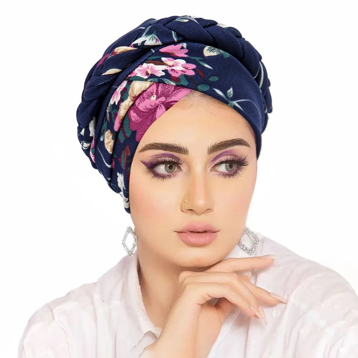 New Head Scarf for Muslim Women Trendy Print Turban Bonnet Hijab Caps Inner Hijabs Femme Musulman Arab Wrap Turbantes