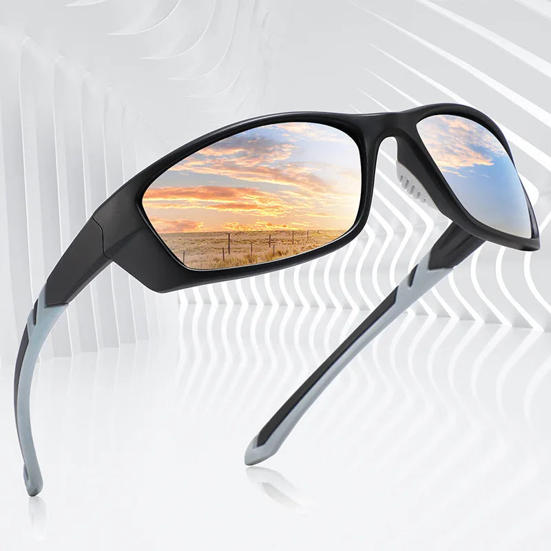 Men's Polarized Cycling Glasses Anti-glare Sports Sunglasses Women for Fishing Outdoor Mountaineering Sun Protection