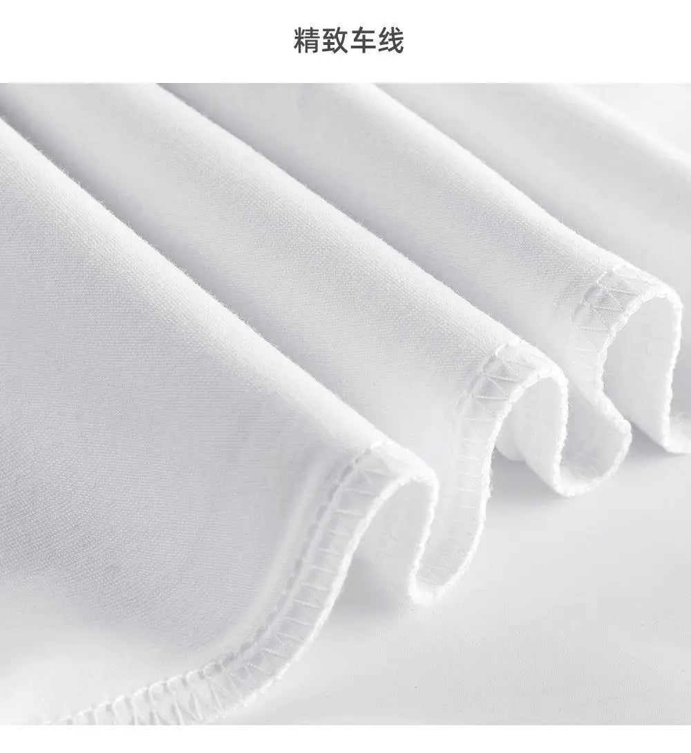 American 450g Heavy Cotton Short-sleeved T-shirt Men's and Women's Solid Color Loose Round Neck Top Bottoming Shirt Half-sleeved
