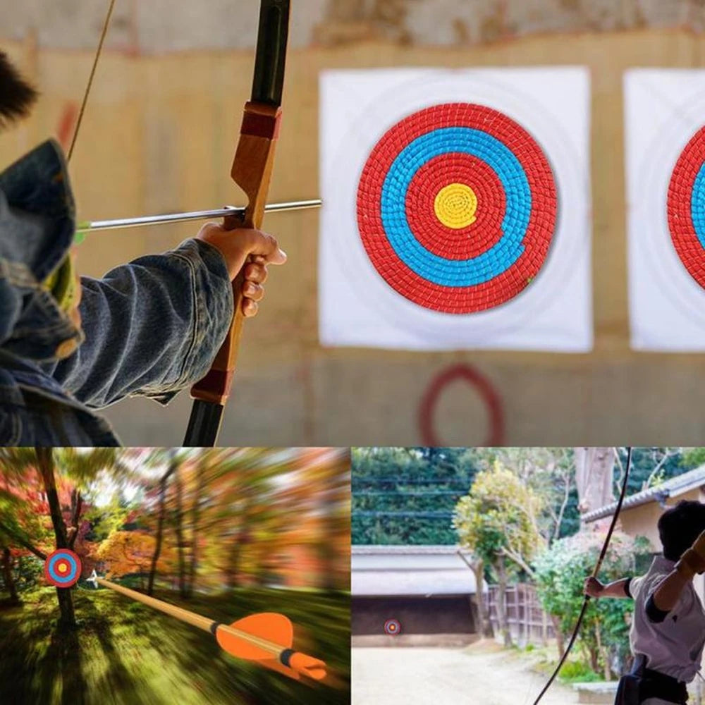 30/40CM Straw Shooting Archery Grass Target Straw Target Bow Arrows Shooting Aiming Practice Target For Outdoor Sports Shooting