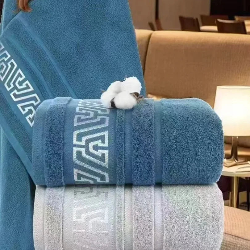 380g new pure cotton thick bath towel 70*140 soft absorbent no shedding color