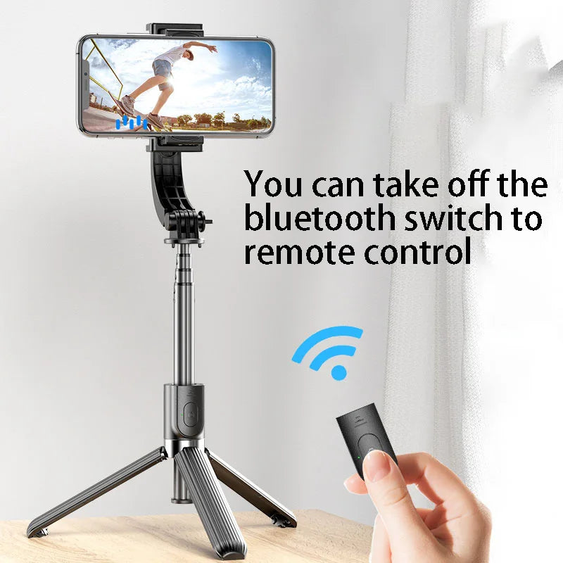 Gimbal Stabilizer For iPhone Android Cell Mobile Phone Cellphone Smartphone Action Camera Handle Grip Selfie Stick Video Tripod