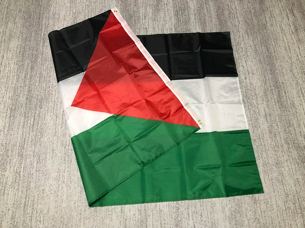Palestine Flag 60x90cm 90x150cm Hanging Polyester Gaza Palestinian Banner for Decoration National Palestine Palestinians Flags