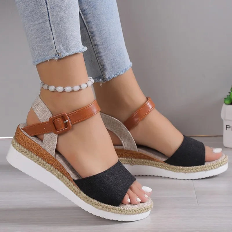 Fashion Shoes Sandals Women Wedge Sandals For Women Casual Women's Sandals Elegant Soft Female Zapatos De Mujer Footwear