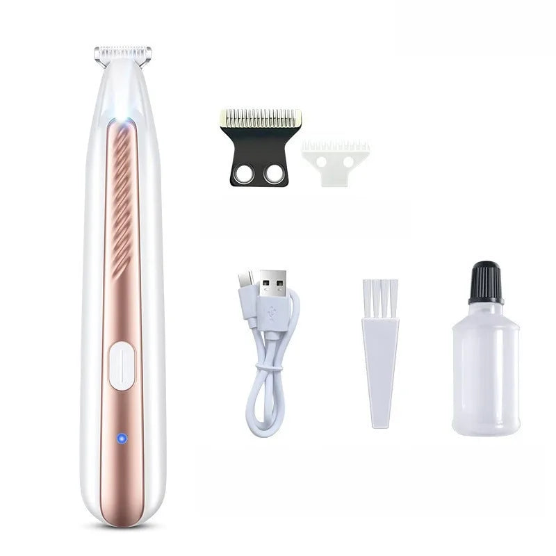 Pet Local Hair Electric Trimmer - Waterproof Shaver, Type-C Charging, Pet Grooming Tool