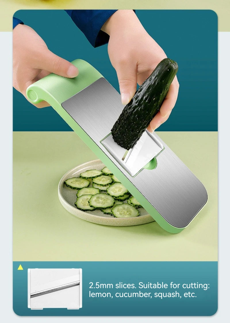 Vegetable Cutter Grater for Vegetables Slicers Shredders Multi Slicer Peeler Carrot Fruit 7 in 1 Vegetable Cutting Kitchen Tools