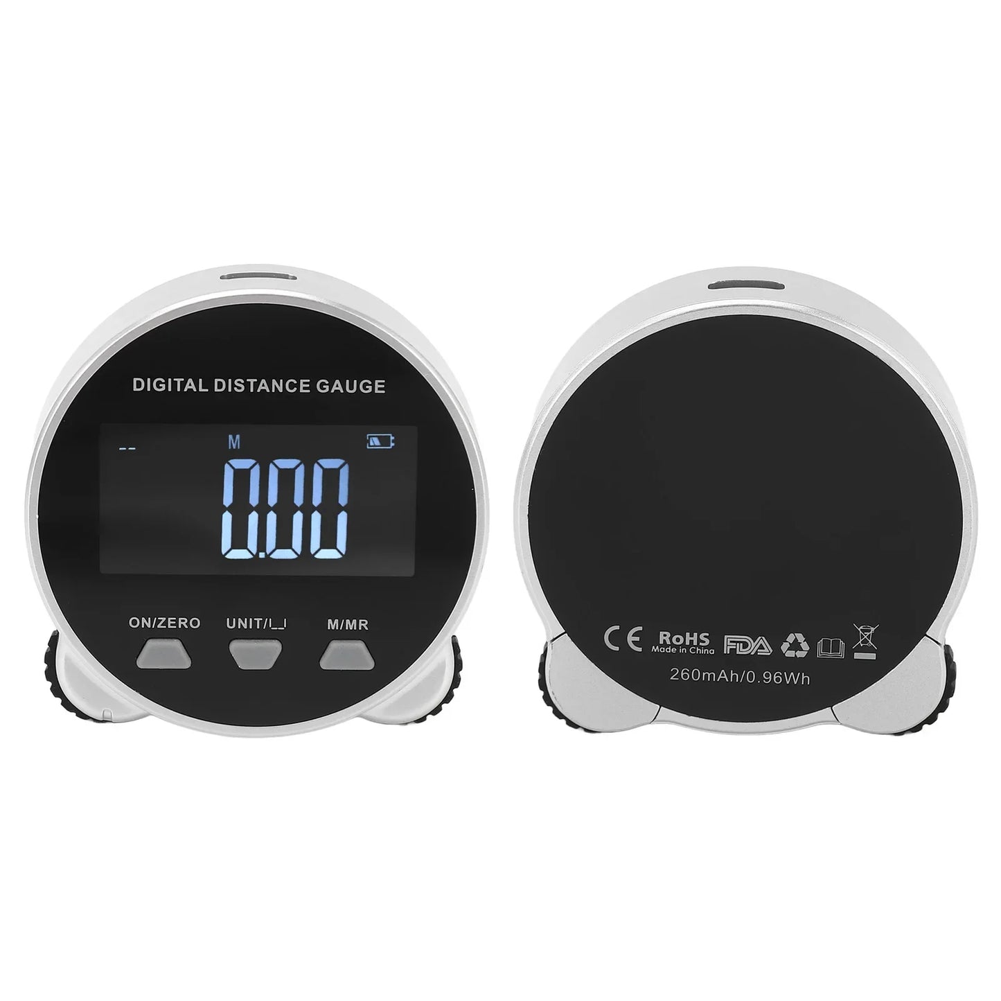 Rechargeable LCD Screen Distance Measuring Meter Electronic Long Distance Rolling Measuring Tool  Digital Distance Gauge