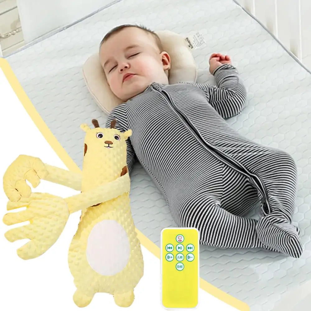 Upgraded Electric Baby Sleep Patting Doll With music Soothing Palm Remote Control Baby Hand Pillow Adjustable baby Sleep Soother