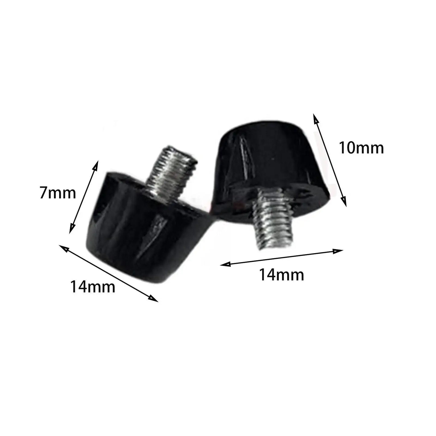 12 Pieces Football Boot Spikes with Wrench Comfortable Non Slip 7mm 10mm M5 Firm Ground Soccer Boot Cleats for Competition