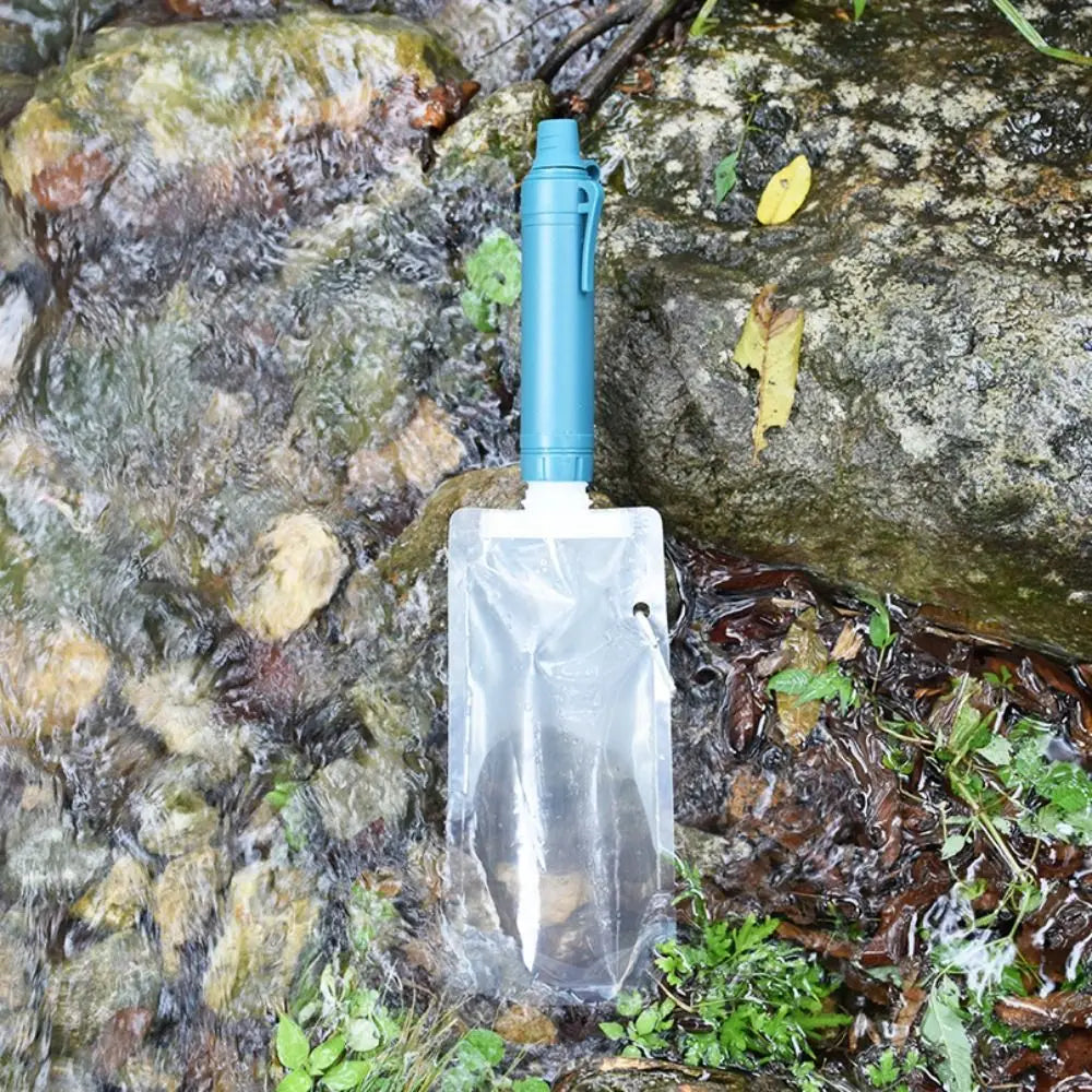 Mini Mini Water Filter Straw Purifier Direct Drinking Purification Water Filter Survival Straw Drinking Water Filtering Straw