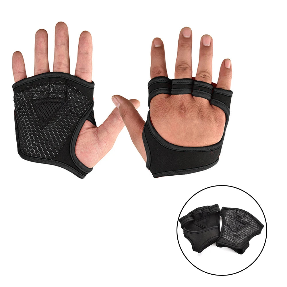 Gym Gloves with Wrist Wrap, Full Protection, Super Breathable Weight Lifting Workout Gloves Exercise Cross Training Cycling