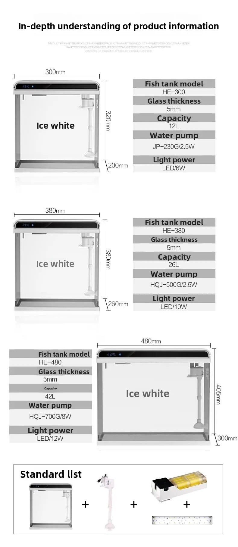 Creative Small Desktop Aquarium, Ecosystem Fish Tank for Office Home Desk Decoration, Mini Glass Tank