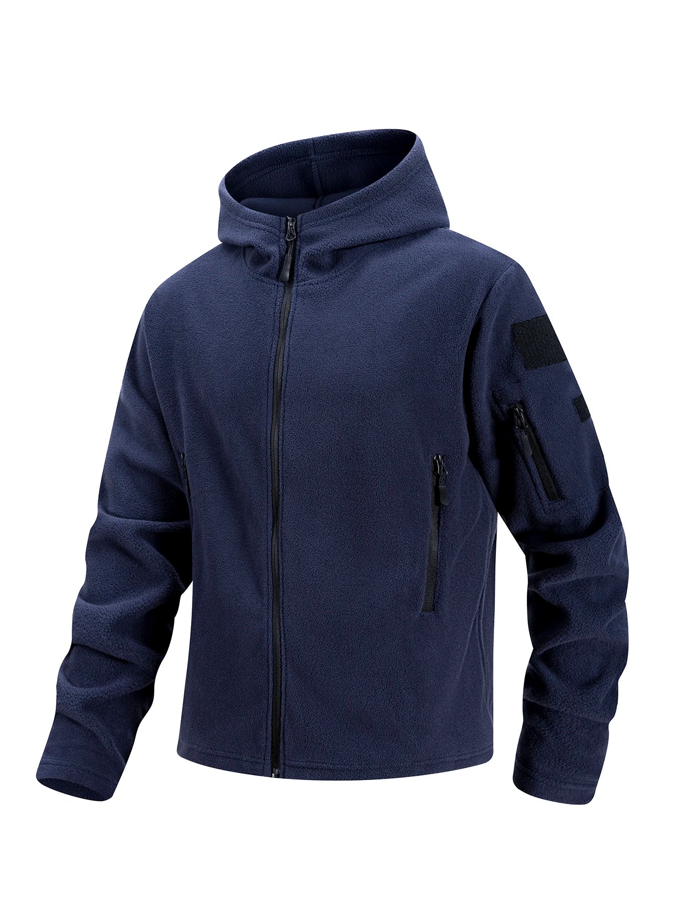 Men's Winter Fleece Jackets Coats Tactical Hiking Jackets Outdoor Camping Trekking Multi Pockets Work Outwear Climbing Overcoat