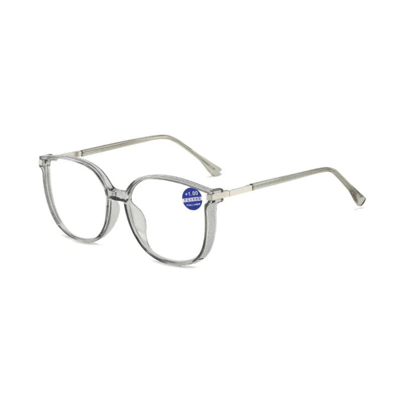Reading Glasses Women Men Square Prescription Lenses Multifocal Eyeglasses Anti-blue Light Computer Eyewear Frames