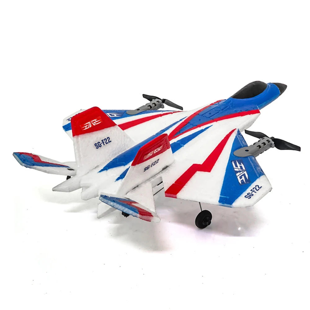 RC Plane F22 Stunts Plane 2.4G Radio Control Glider Remote Control 3D Plane Glider Airplane EPP Foam Boys Toys for Children