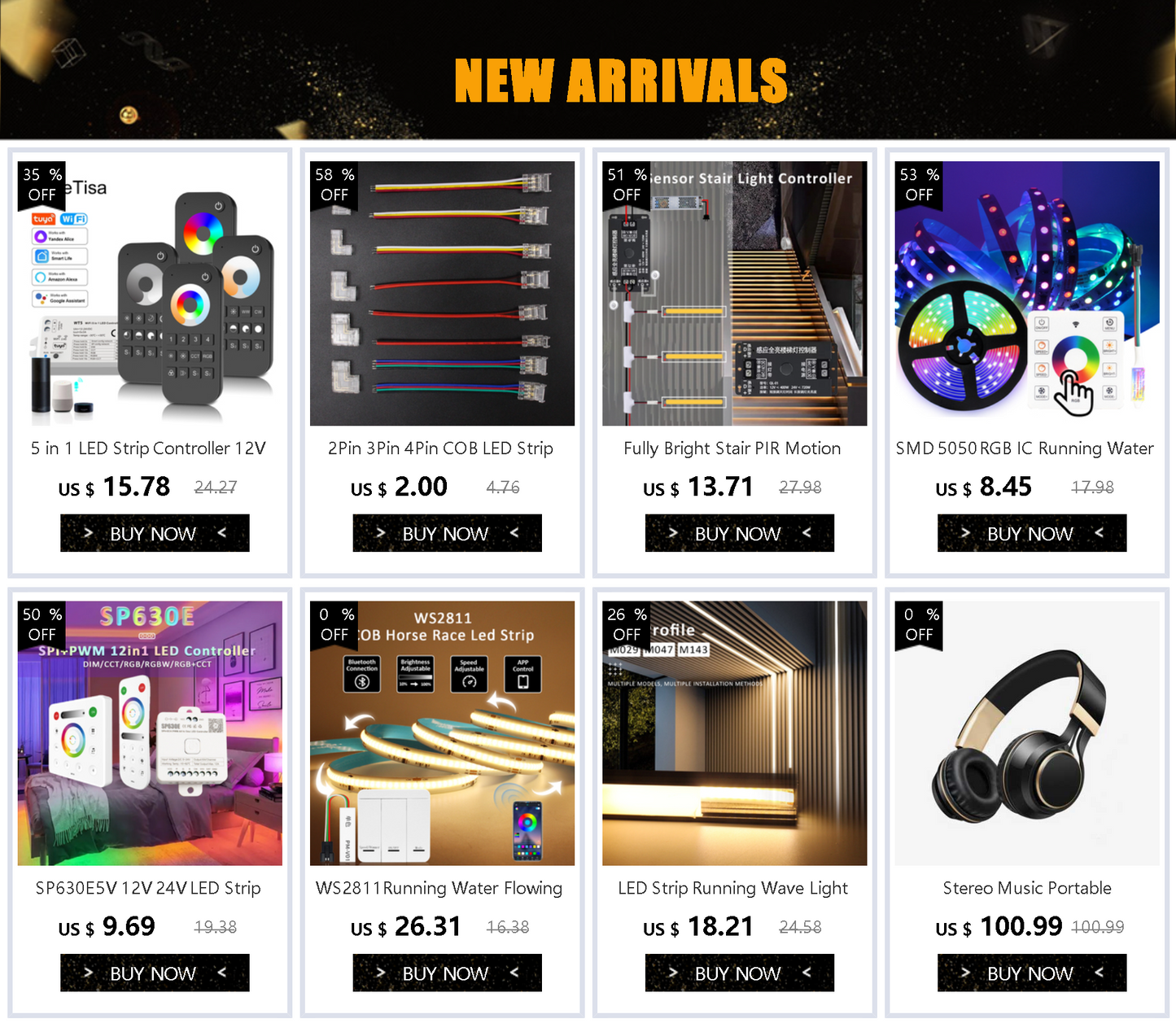 LED Strip Light 12V DC SMD 2835 120LEDs/M 1M 2M 3M 4M 5M Tira LED Stripe Tape Warm White 240LEDs/M Flexible Indoor Home Lighting