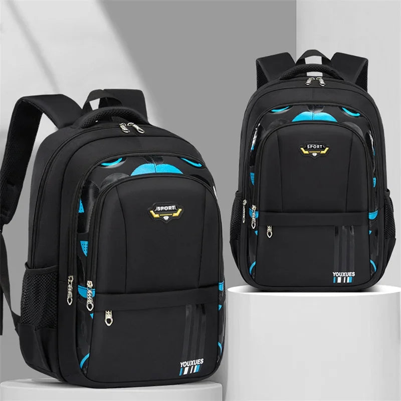 Waterproof Children School Backpack, Casual Primary Schoolbag Book Bag for Boys Daily School Use