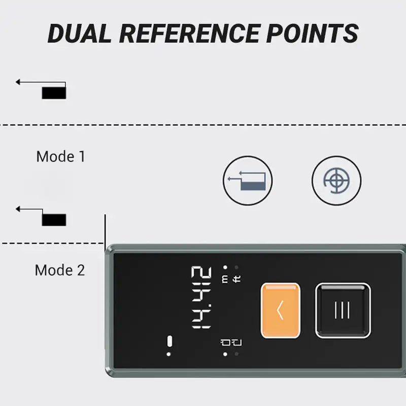 Portable Miniature Laser Rangefinder Distance Meter Measure Infrared Rangefinder Handheld Portable Laser Range Finder Tools