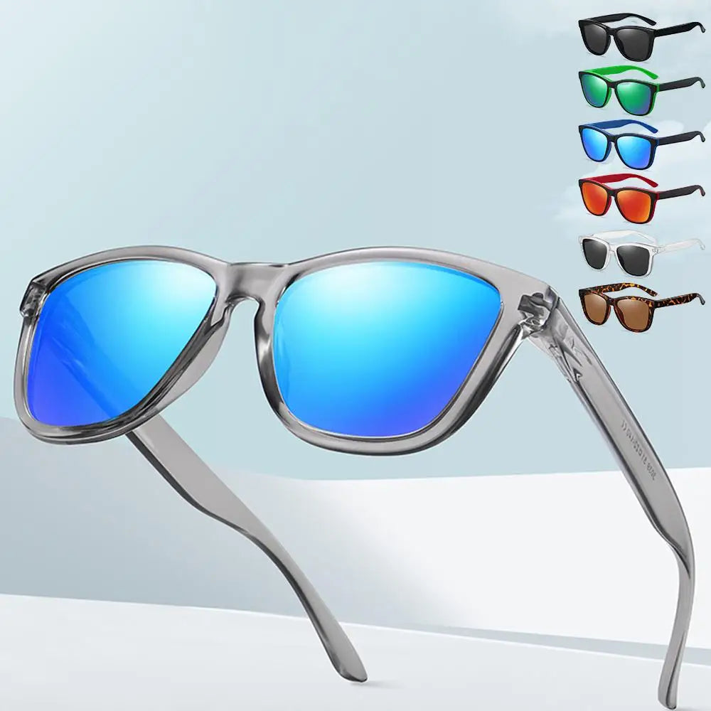 2024 Polarized Mirrored Sunglasses Brand Designer Men's Driving Fishing Shades Male Sun Glasses For Men Retro Women UV400 Gafas