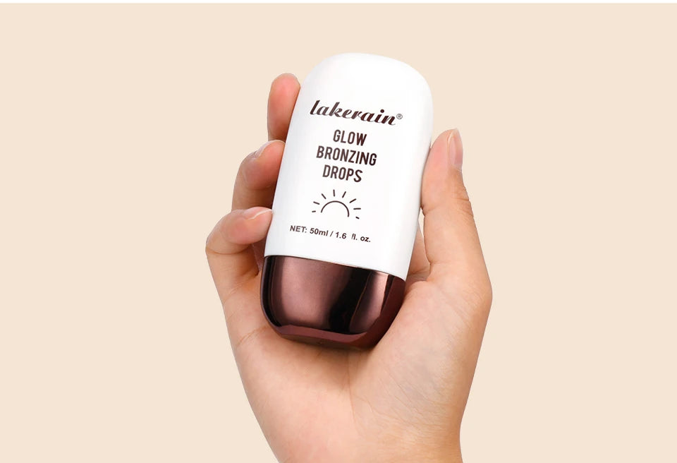 Lakerain Glow Bronzing Drops Face Peptide Serums Liquid Bronzer Cream Hydrating Makeup For An Everyday Radiant Glow Summer Glow