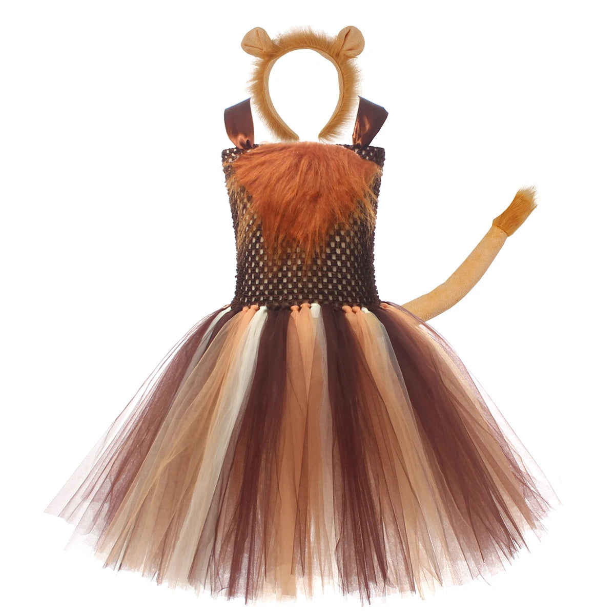 Kids Girls Halloween Costume Wizard of Oz Scarecrow Tin Man Lion Witch Princess Tutu Dress Role Play Party Stage Dress Outfit