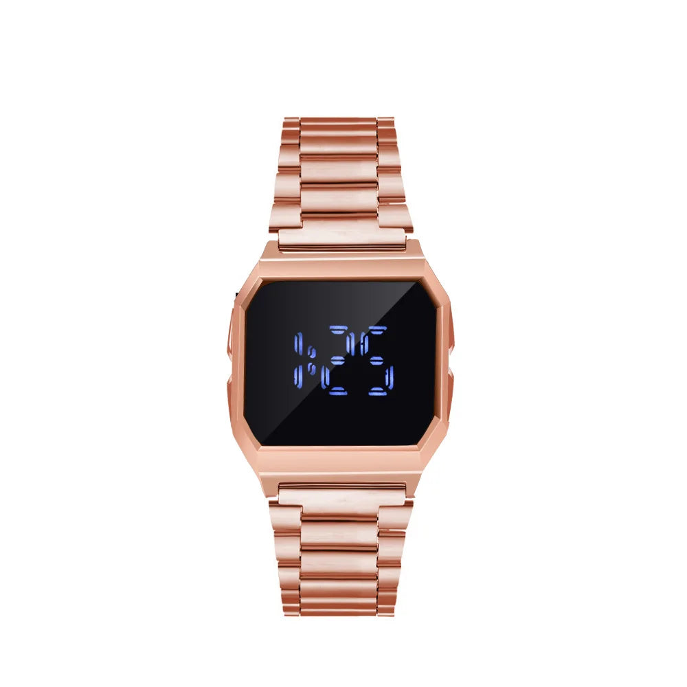 Touch Digital Watch for Men LED Date Fashion Military Ladies Watches Stainless Steel Army Electronic Men Clock Reloj Militar
