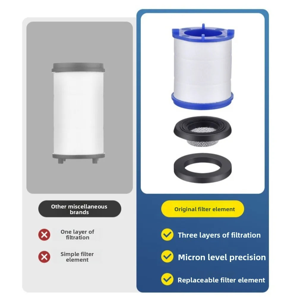 Purifier Output Kitchen Faucet Filter With 6 Filter Element Universal Water Heater Purification Fittings Shower Filter Household