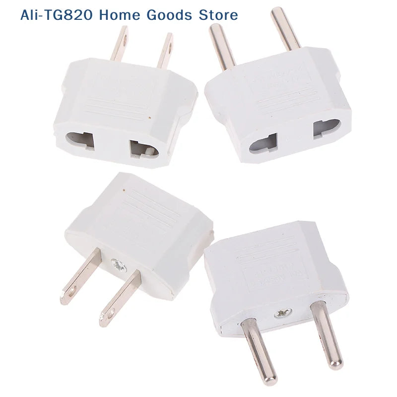 [TG820]4Pcs european usa eu to us plug us to eu plug travel charger adapter converter