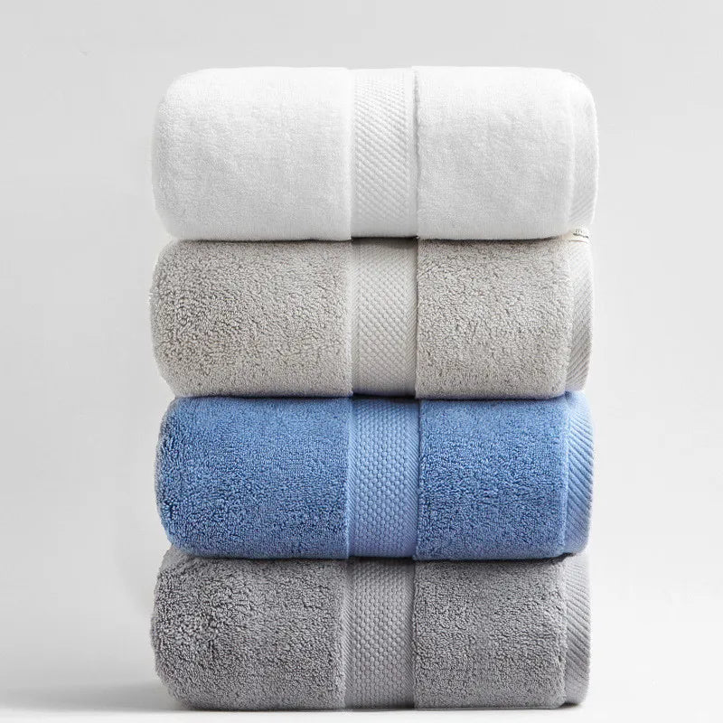 80x160cm 800g Plus Large 100% Cotton Thickened Solid Color Bathroom Adult Bath Towel
