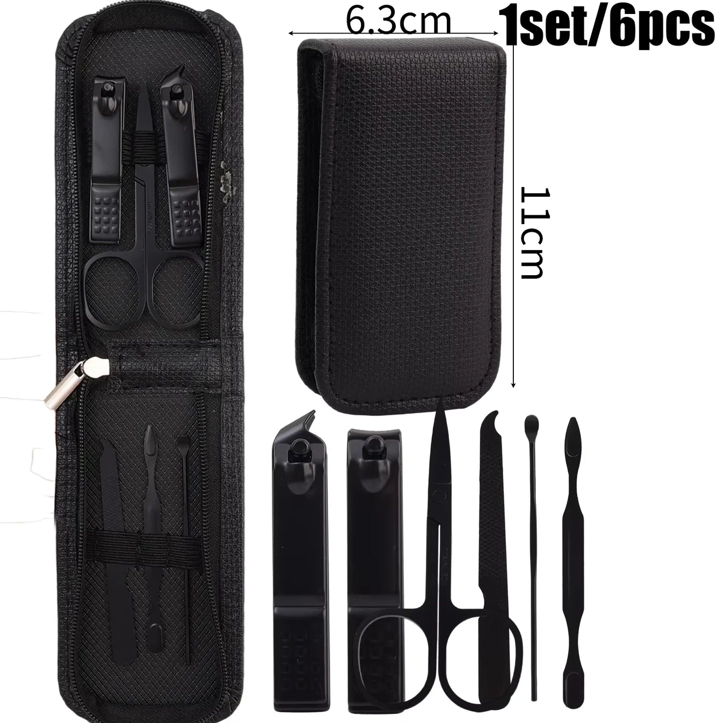 Nail Clipper Set, a 6-Piece Portable Household Nail Tool Set For Men And Women, Specifically Designed For Nail Art And Beauty