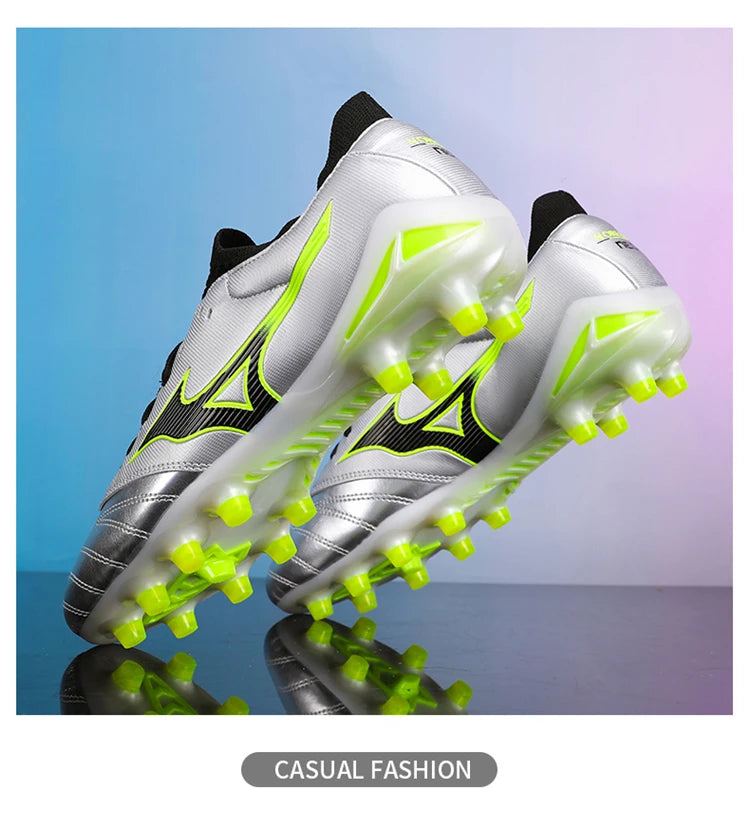 Soccer Shoes Men's Football Boots Grass Training Sports Society Soccer Cleats Non-slip Football Field Boot Crampons De Football