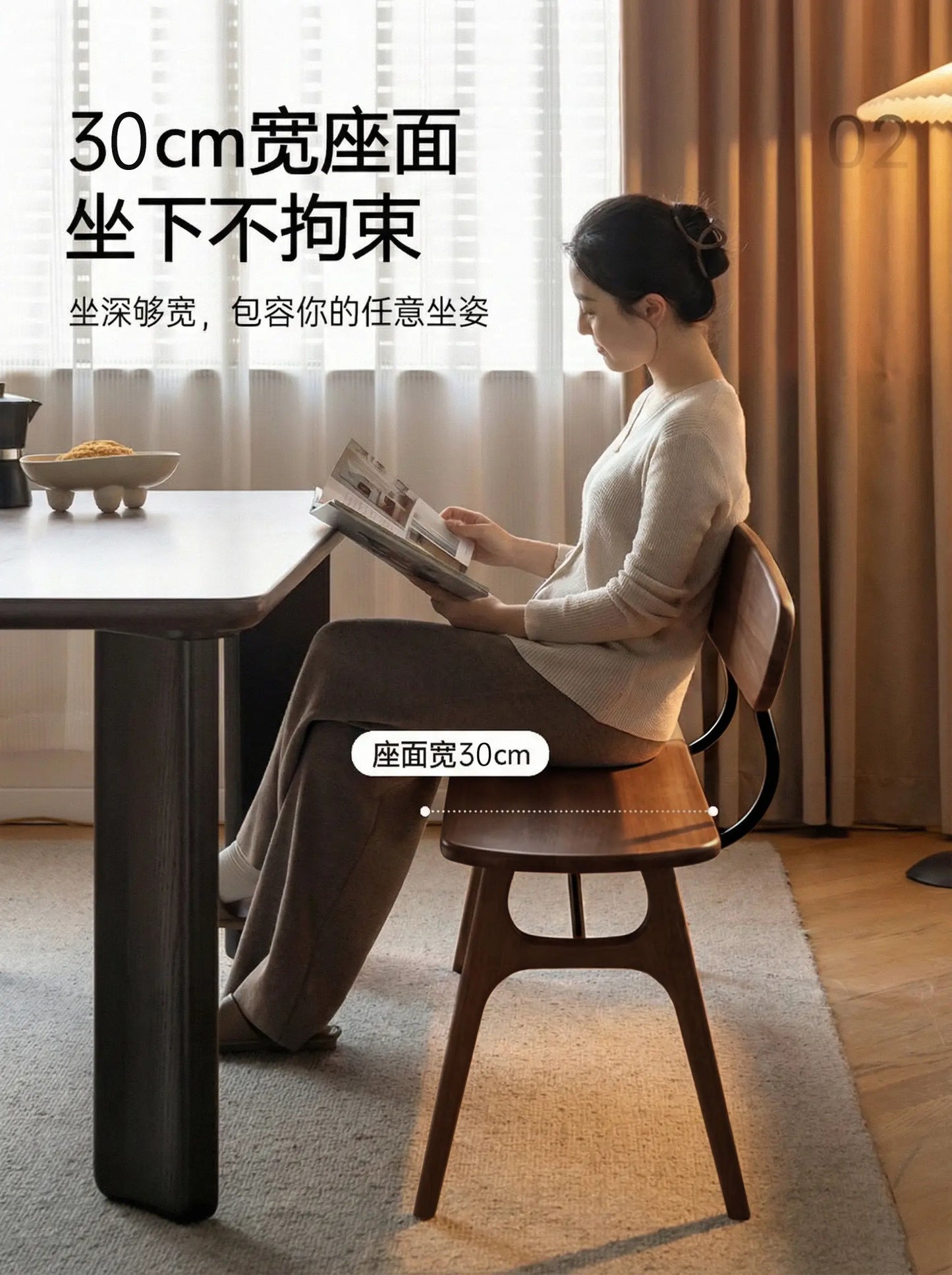 Medieval style solid wood bench small apartment simple household dining table living room backrest bedside porch shoe change cha