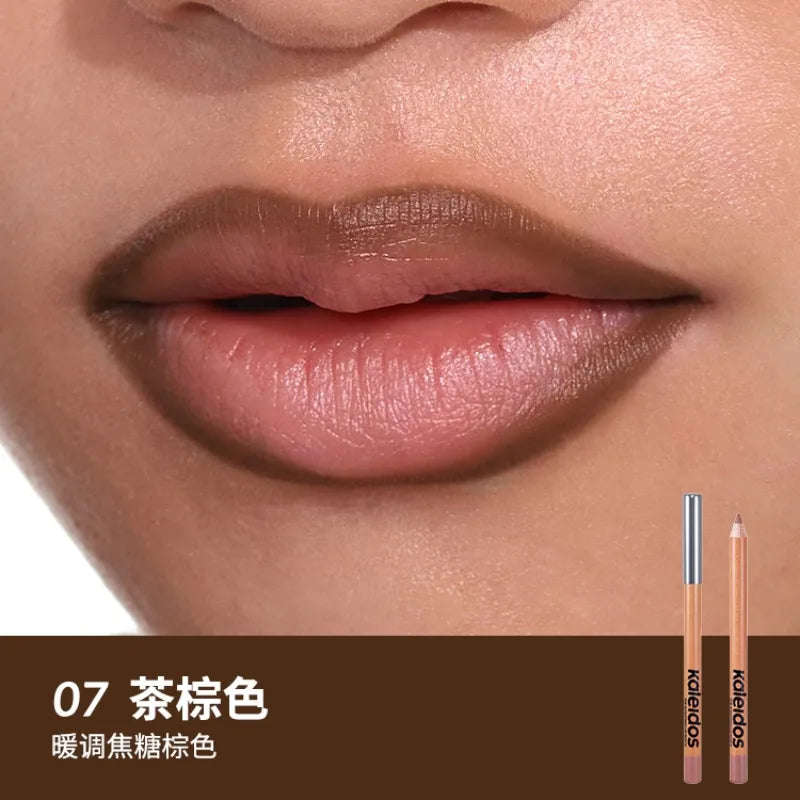 Kaleidos Lip Liner,Highly-Pigmented Pencil For Shaping & Sculpting Lips,Semi-Matte Finish,Vegan & Cruelty-Free