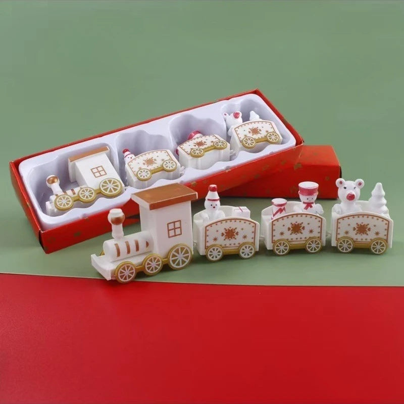 Christmas Train Merry Christmas Decorations For Home 2025 Cristmas Ornament Xmas Navidad Noel Gifts Happy New Year 2026 Gifts