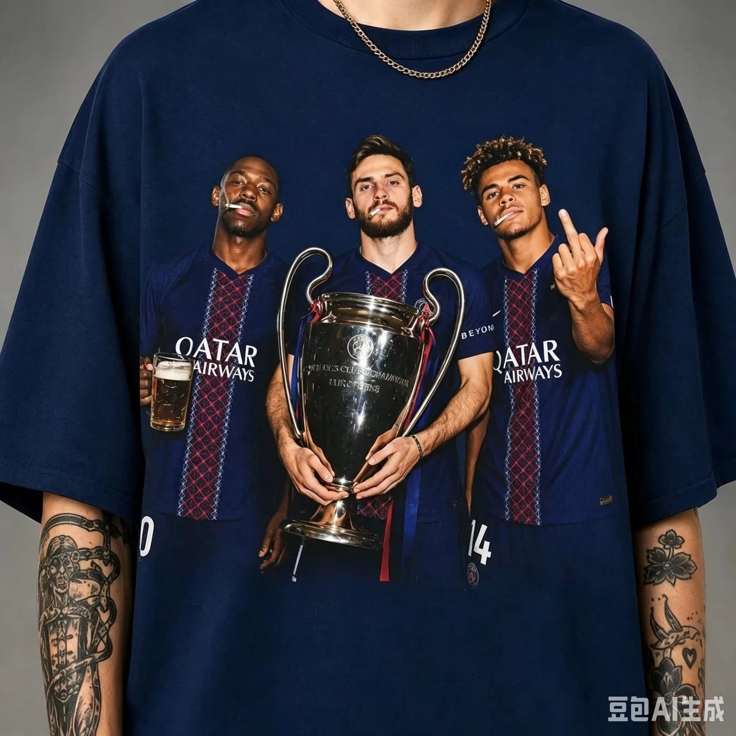 2026 new Football T-shirt - Men's and Women's Style Summer Cotton Fashion Round-neck Short-sleeved T-shirt Streetwear