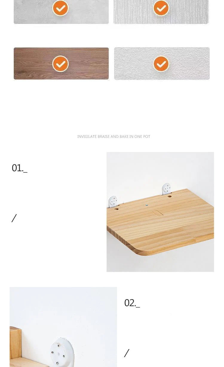 Floating Shelves for Wall Decor,Soild Wood Wall Mounted Shelf for Bathroom,Bedroom,Living Room Kitchen Storage&Decoration