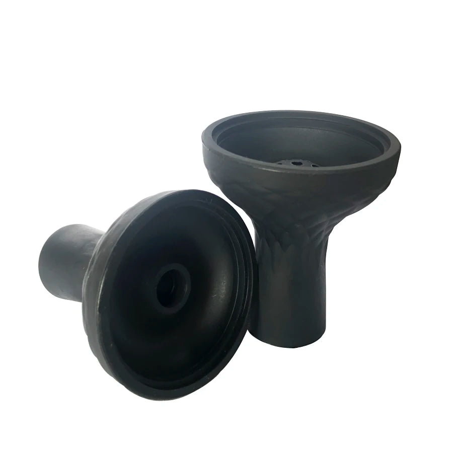 Diameter 8cm  Single or 7 Holes Black Silicone Bowl Shisha Hookah Nargile Sheesha Narguile Chicha Hookah Accessories