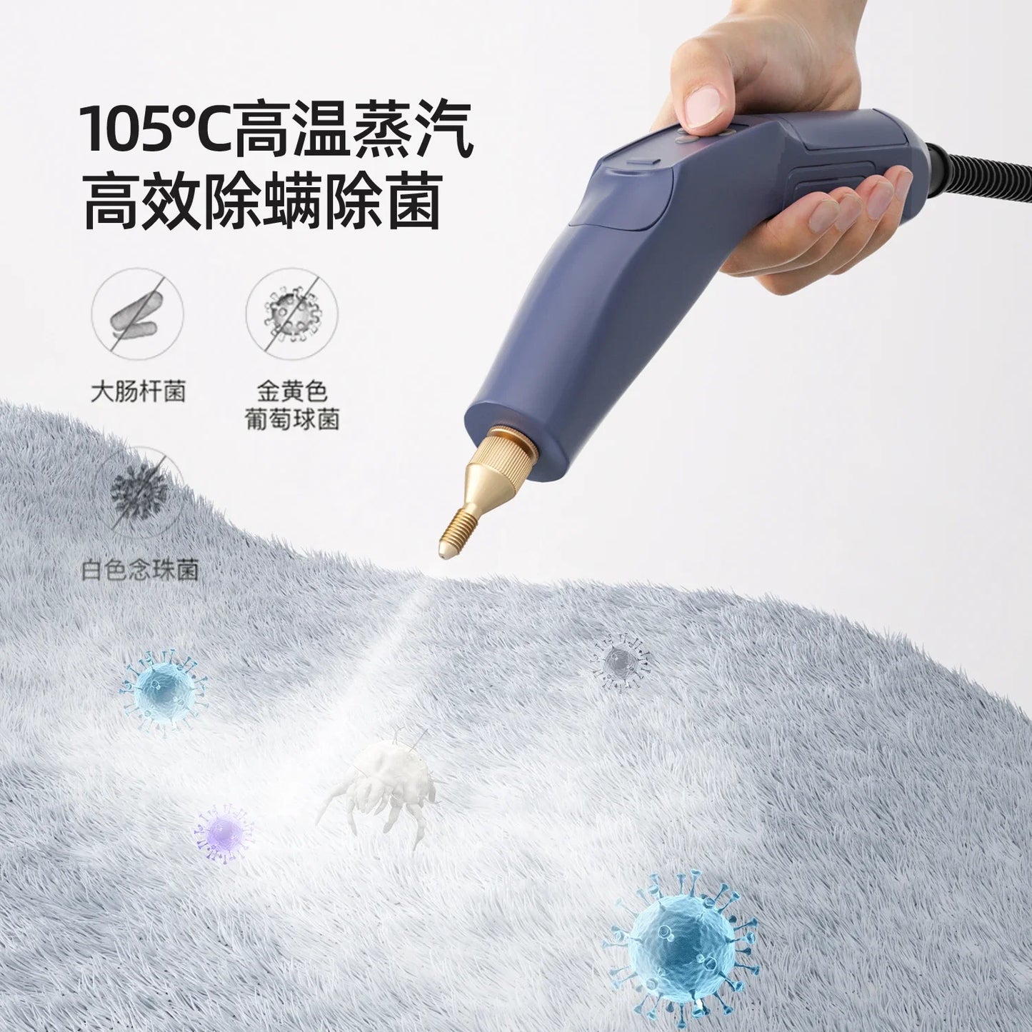 220V Steam Cleaner Multi Function High Temperature Pressure Washer for Home Fabric  Kitchen EW