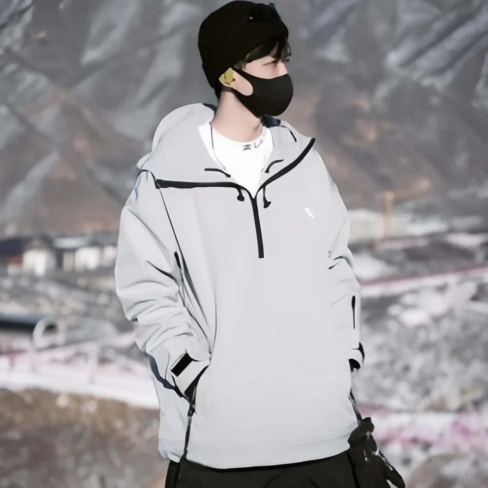 New Couple's Skiing Jackets 2025 Winter Warm Snow Clothes Pro Windproof Woman Ski Sport Hoodies Man Outdoor Snowboard Tracksuit
