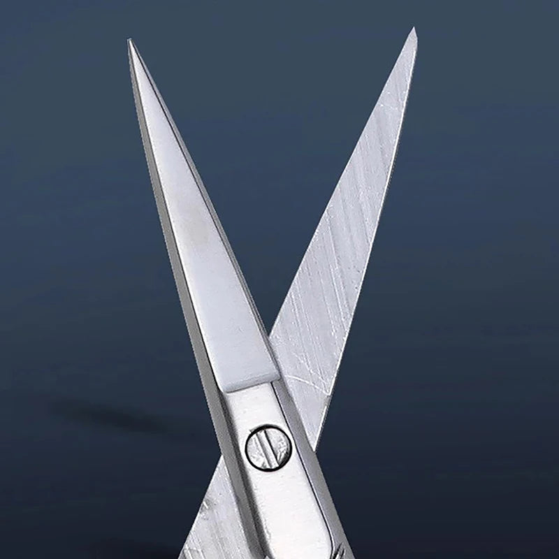 1Pcs Stainless Steel Small Makeup Grooming Scissors Eyebrows For Manicure Nail Cuticle Beard And Mustache Trimmer Nose Hair Tool