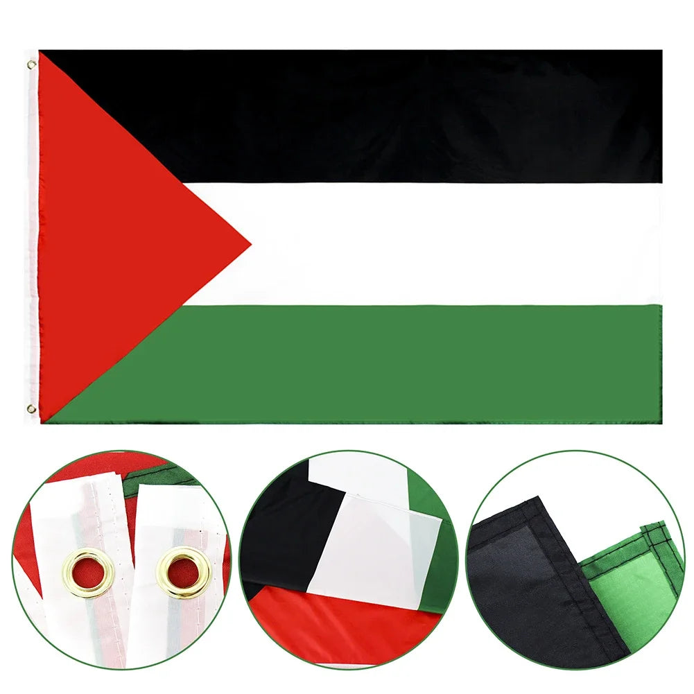 250*150/150*90/90*60/14*21cm Palestine Flag Polyester Flag Palestinian banner National Flags Conference Activity Home Decor