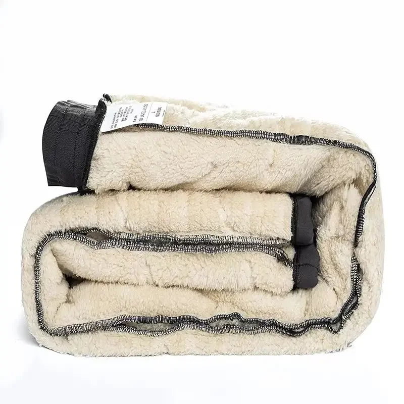 Animal Game Winter Women Plush Thick Fleece Waterproof Sweatpant Windproof Casual Pants Warm Outerwear Lambswool Thermal