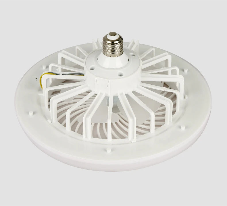 30w 3In1 Ceiling Fan With Lighting Lamp electric fan E27 Converter Base With Remote Control For Bedroom Living Silent AC85V-265V