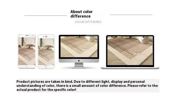 Block-patterned design with elegant, stylish accents; a modern, high-end carpet suitable for various settings; soft