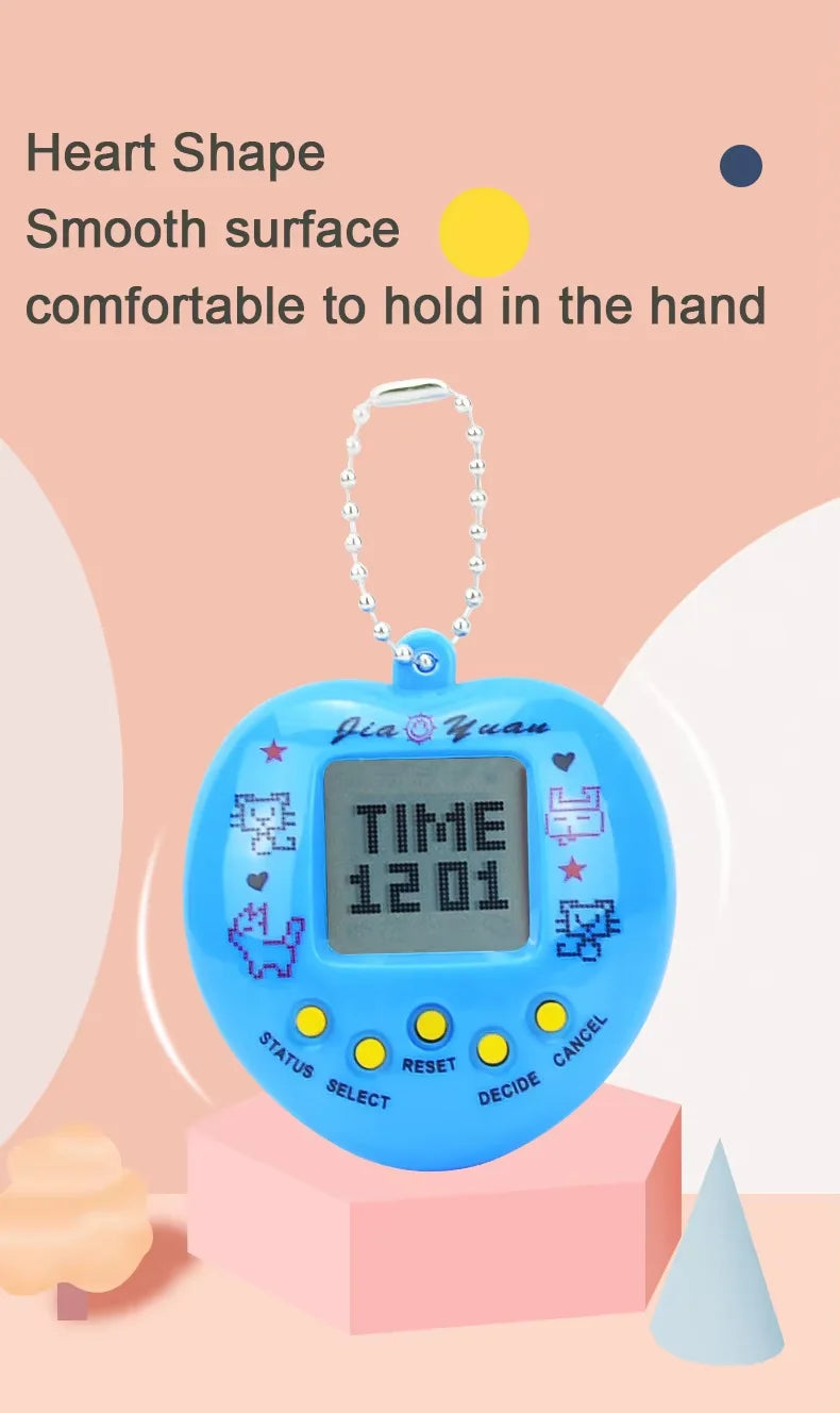 Tamagotchi 1Pcs Children's electronic Pet 168 Pets In 1 Virtual Cyber kid Digital Pet Toy Pixel Funny Gift Play Toy keychain BTJ