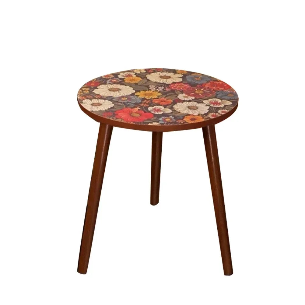 American Printed Coffee Table Retro Living Room Sofa Edge Several Bedrooms Floor Standing Bedside Table Furniture Living Room