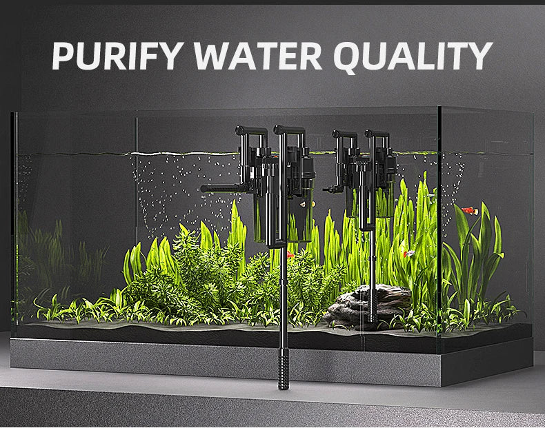 110V 220V Fish tank filter wall-mounted filter barrel external small silent external water purification filtration cycle