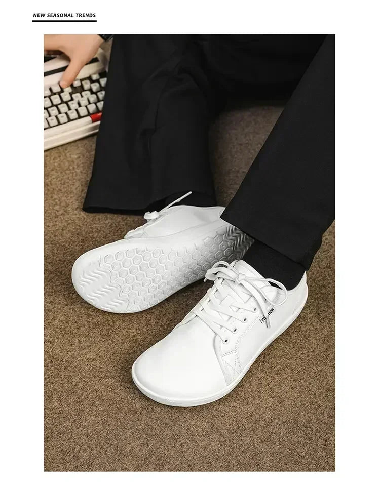 Womens Barefoot Shoes Wide Width Casaul Sneakers Unisex Plus Size Toe Shoes Zero Drop Minimalist Walking Flats for Men