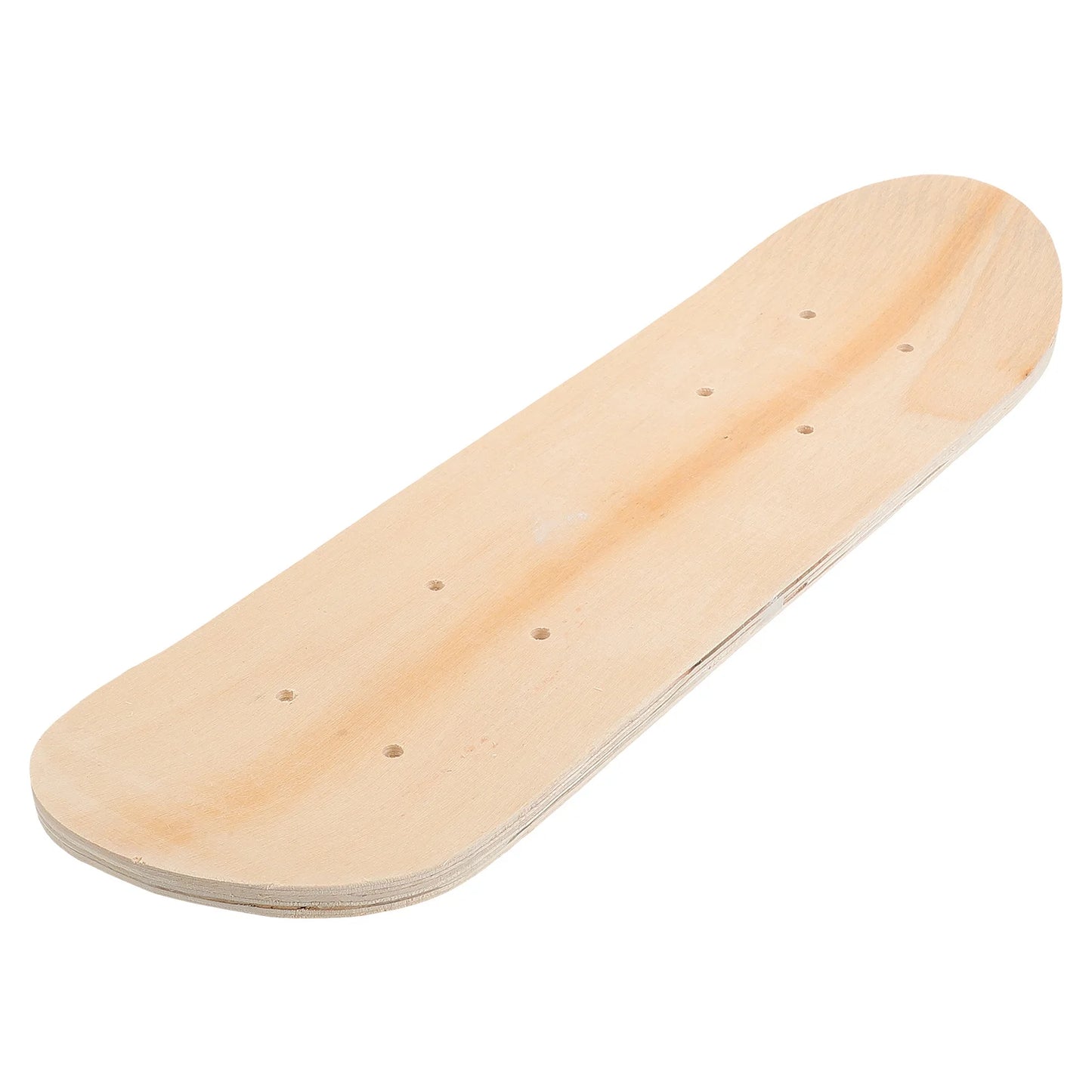 Blank Wood Skateboard Deck DIY Unpainted Board for Teens Adults Custom Design Strong and Sturdy Riding Experience for Families