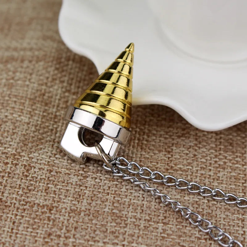 Cartoon Tengen Toppa Gurren Lagann Necklace Tengentoba Gulenlagan Core Drill Pendant Necklace Jewelry Accessories